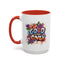 Wellness Mug - Good Vibes Only Graffiti Flowers