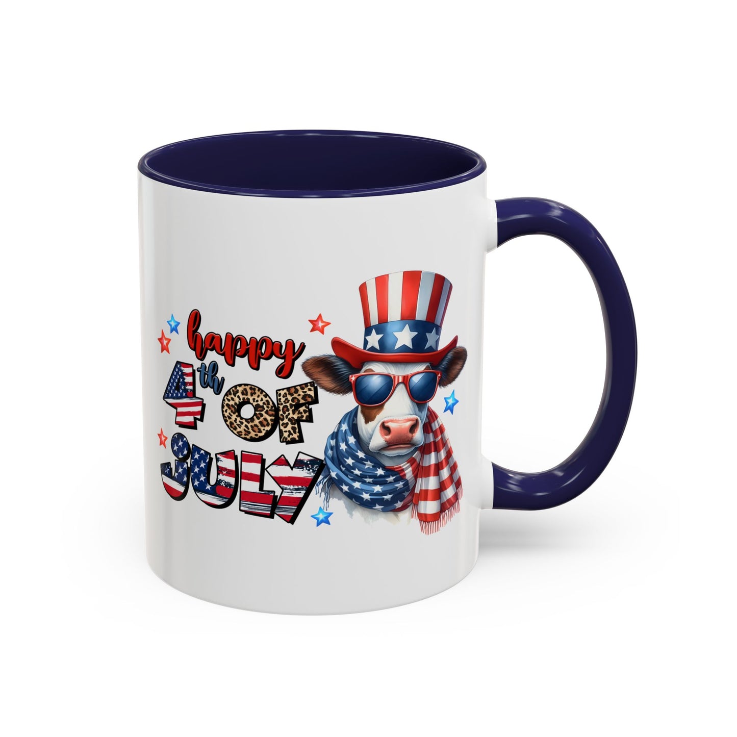 4th of July - Happy 4th of July Cool Cow