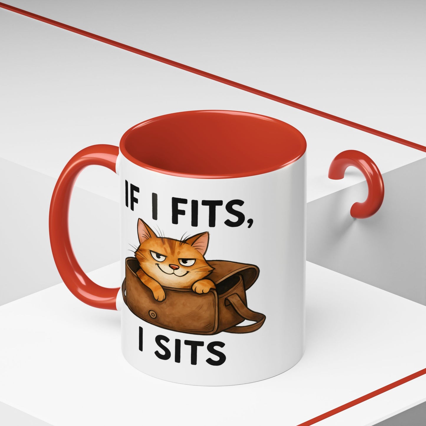 Animal Mug - If I Fits I Sits