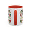 Christmas Mug - Merry Christmas Happy Holidays Decorative Text