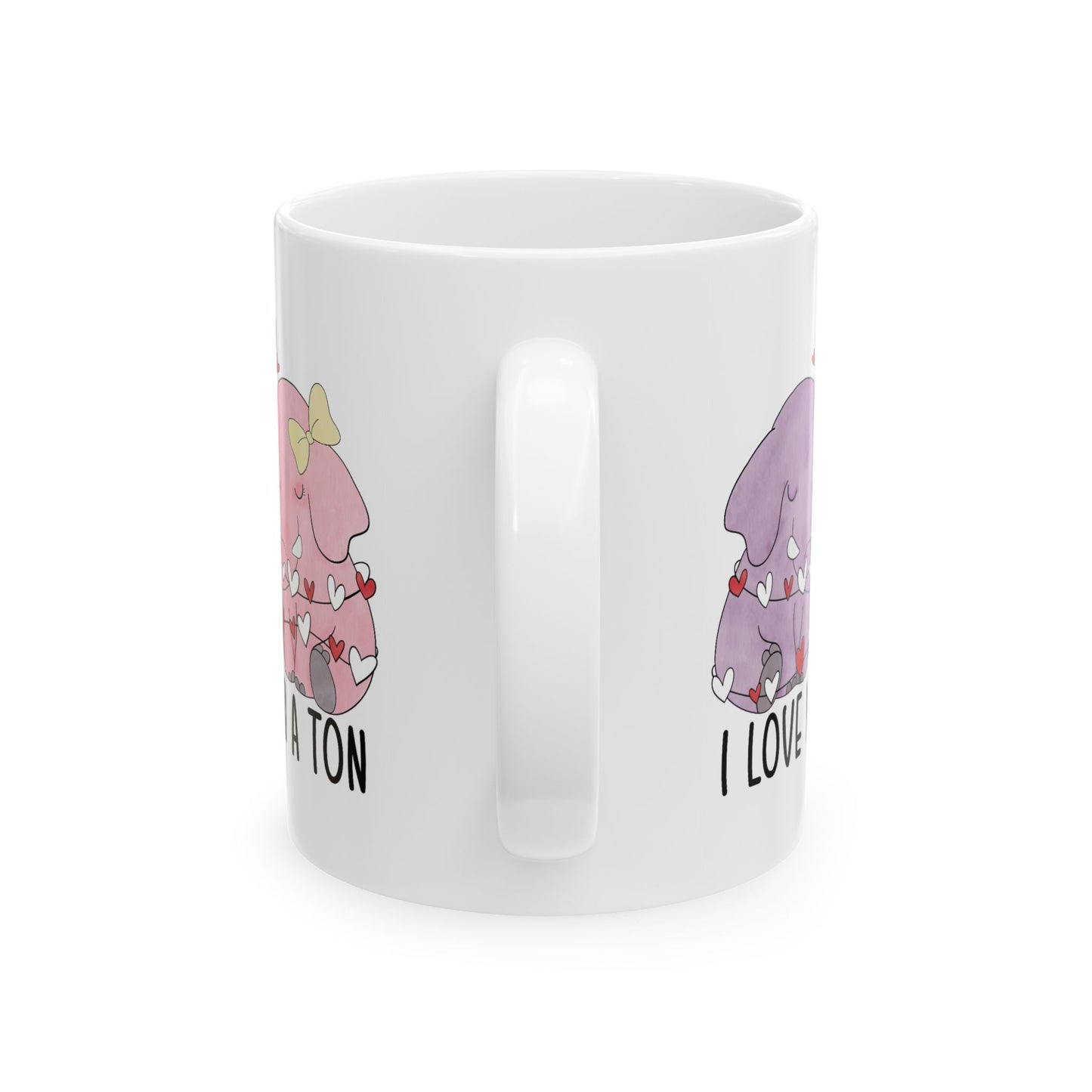 Valentine's Day Mug - I Love You A Ton