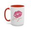 Valentine's Day Mug - Love You Lips Kiss