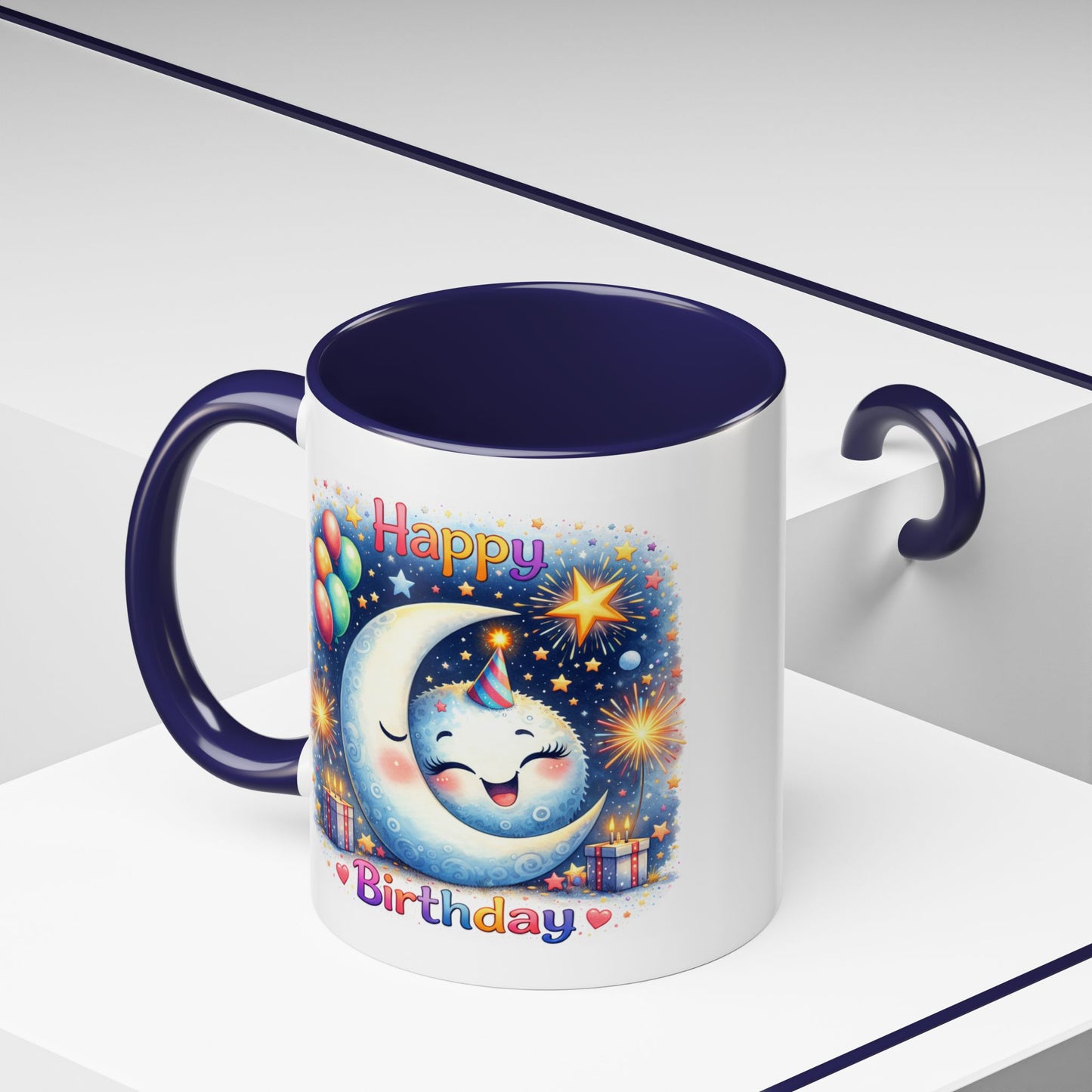 Birthday Mug - Moon and Stars