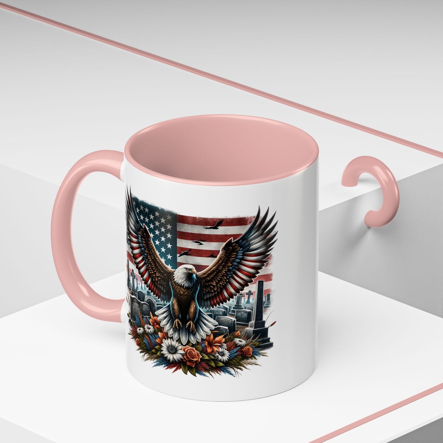 4th of July Mug - American Bald Eagle Memorial