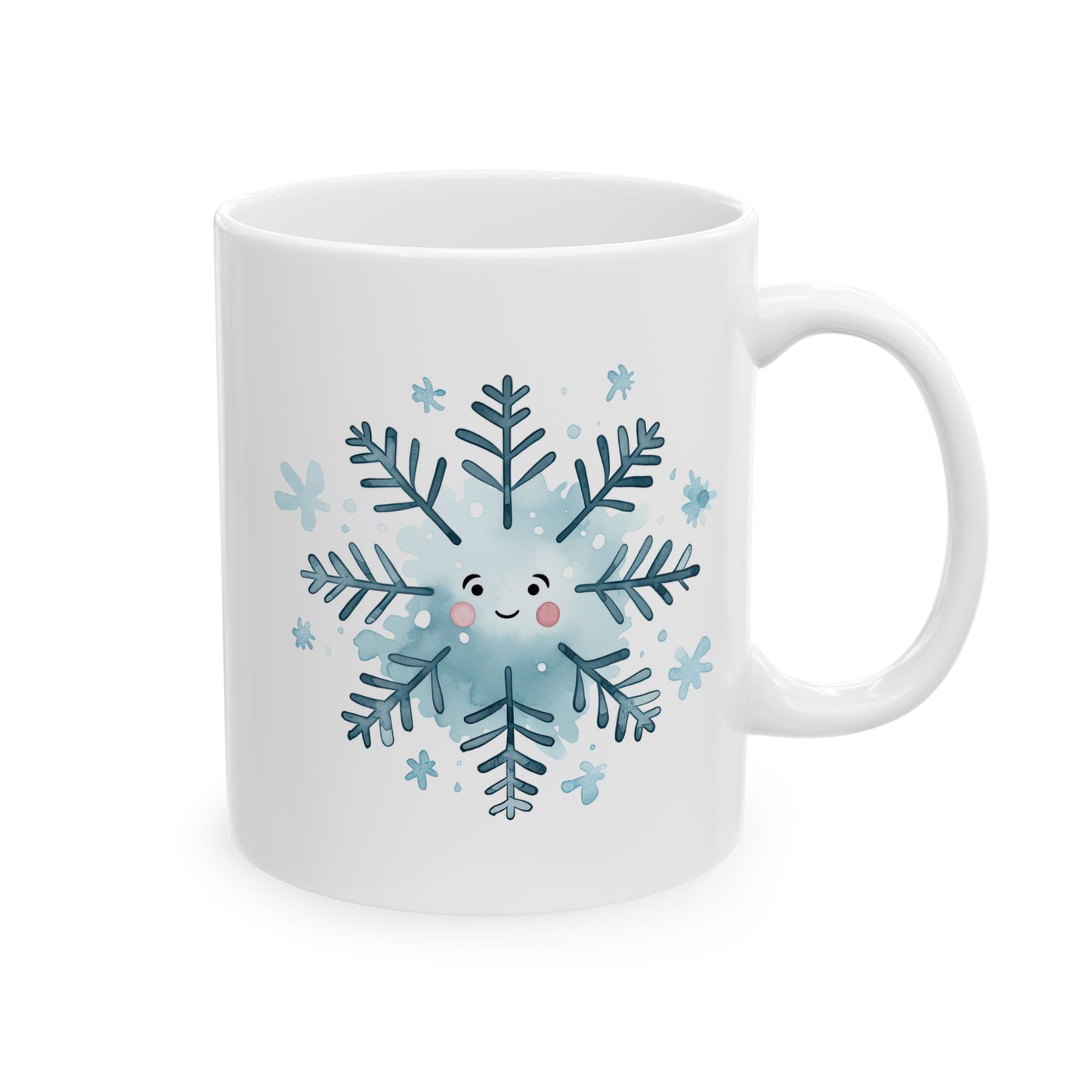 Christmas Mug - Smiley Snowflake