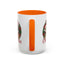 Christmas Mug - Merry Christmas Red Text Cat Presents Wreath
