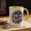 Christmas Mug - Merry Christmas White & Red Embossed Text