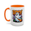 Halloween Mug - Boo! Flying Ghost With Broom