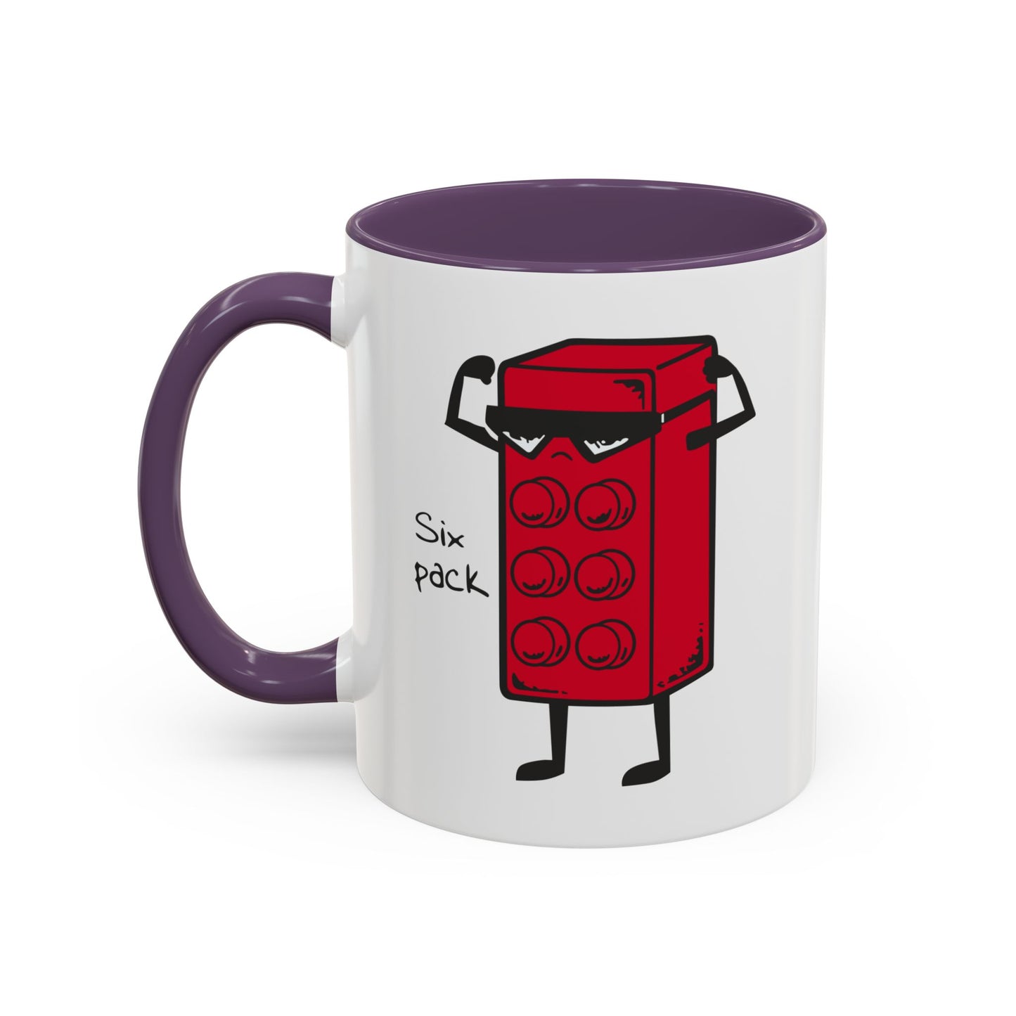 Humor Mug - Six Pack Lego Block
