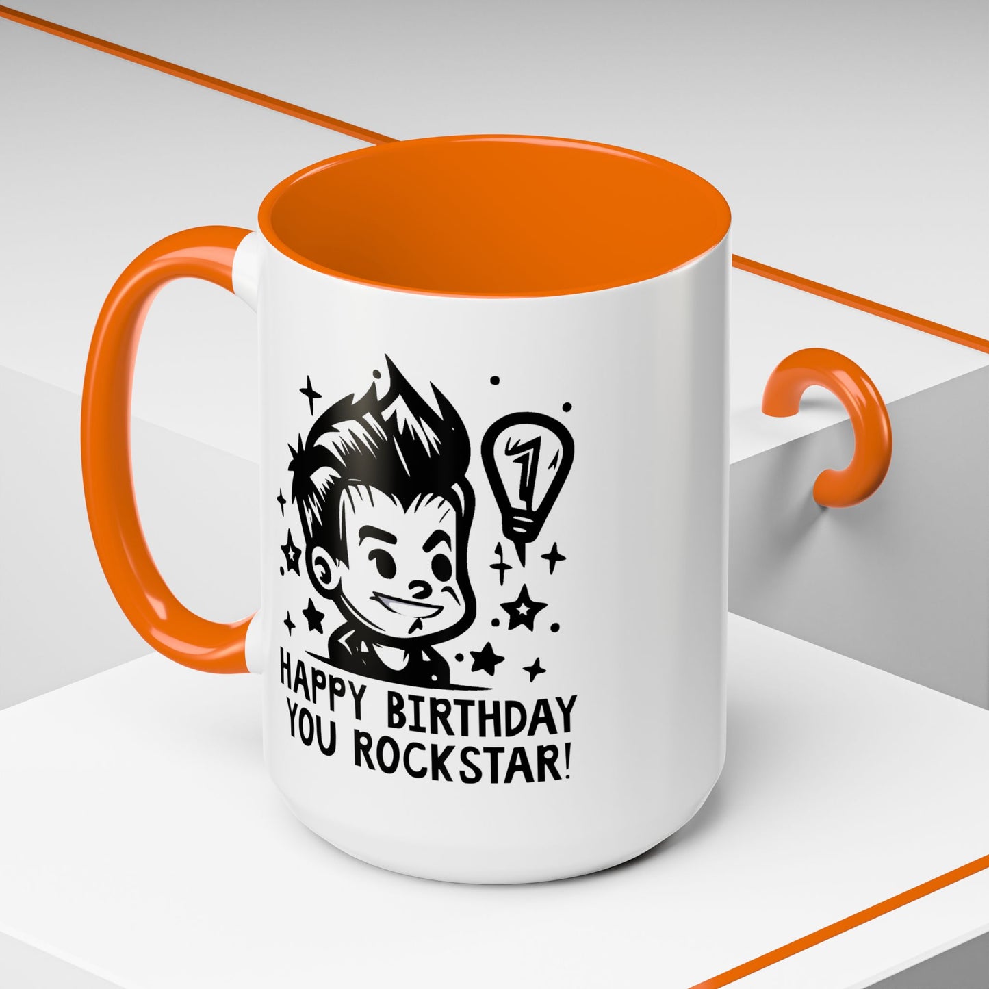 Birthday Mug - You Rockstar!
