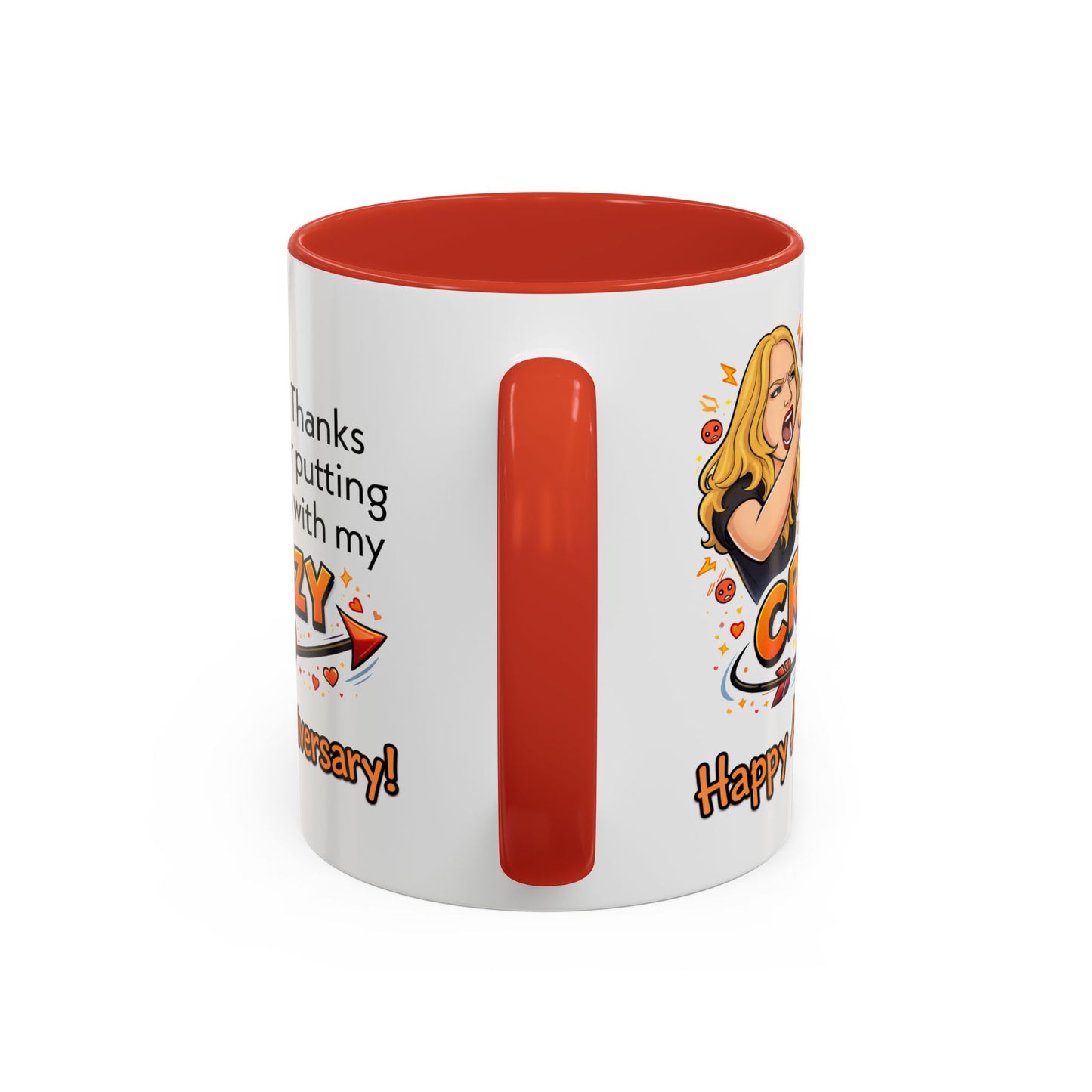 Anniversary Mug - Thanks For Putting Up