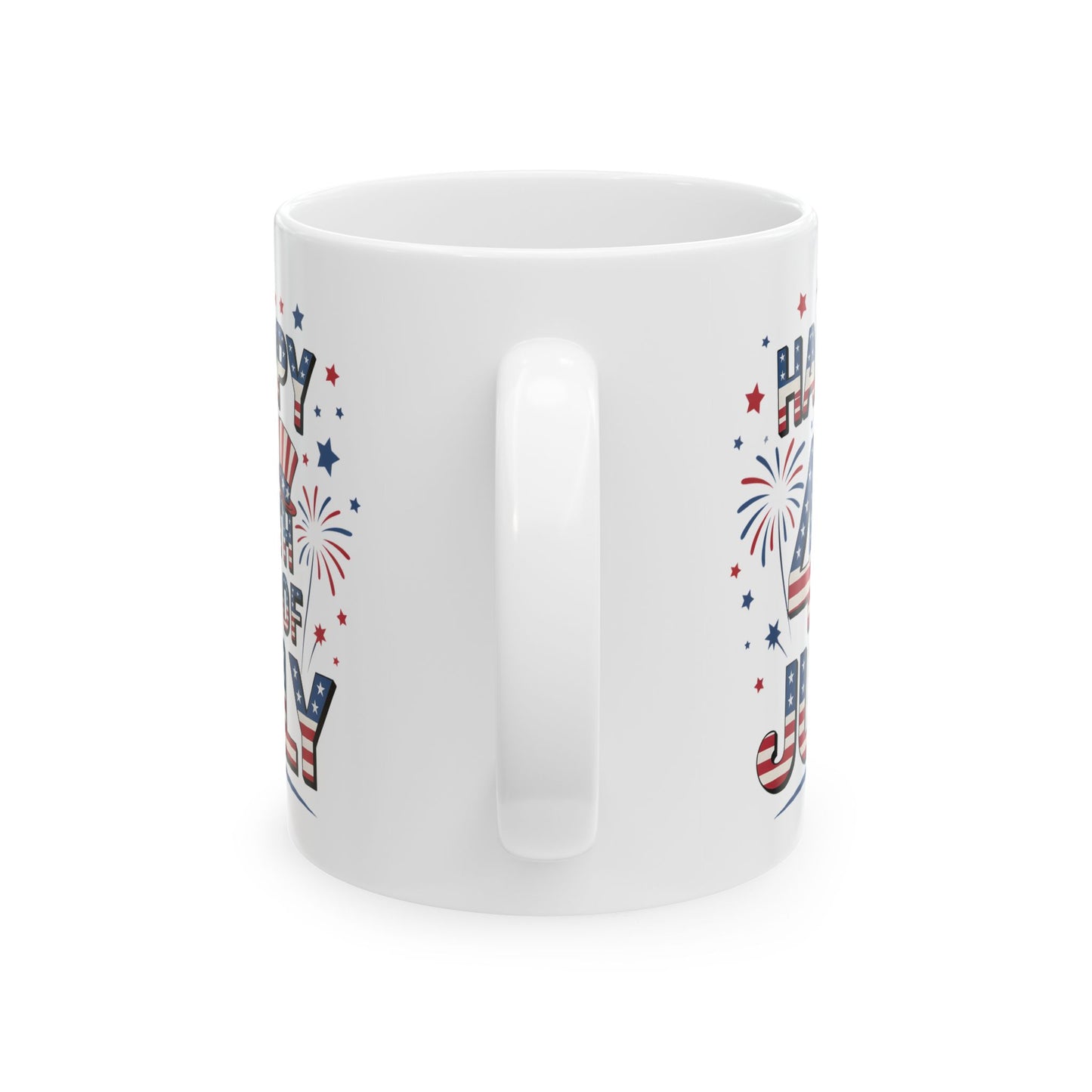 4th of July Mug - Happy 4th of July American Flag