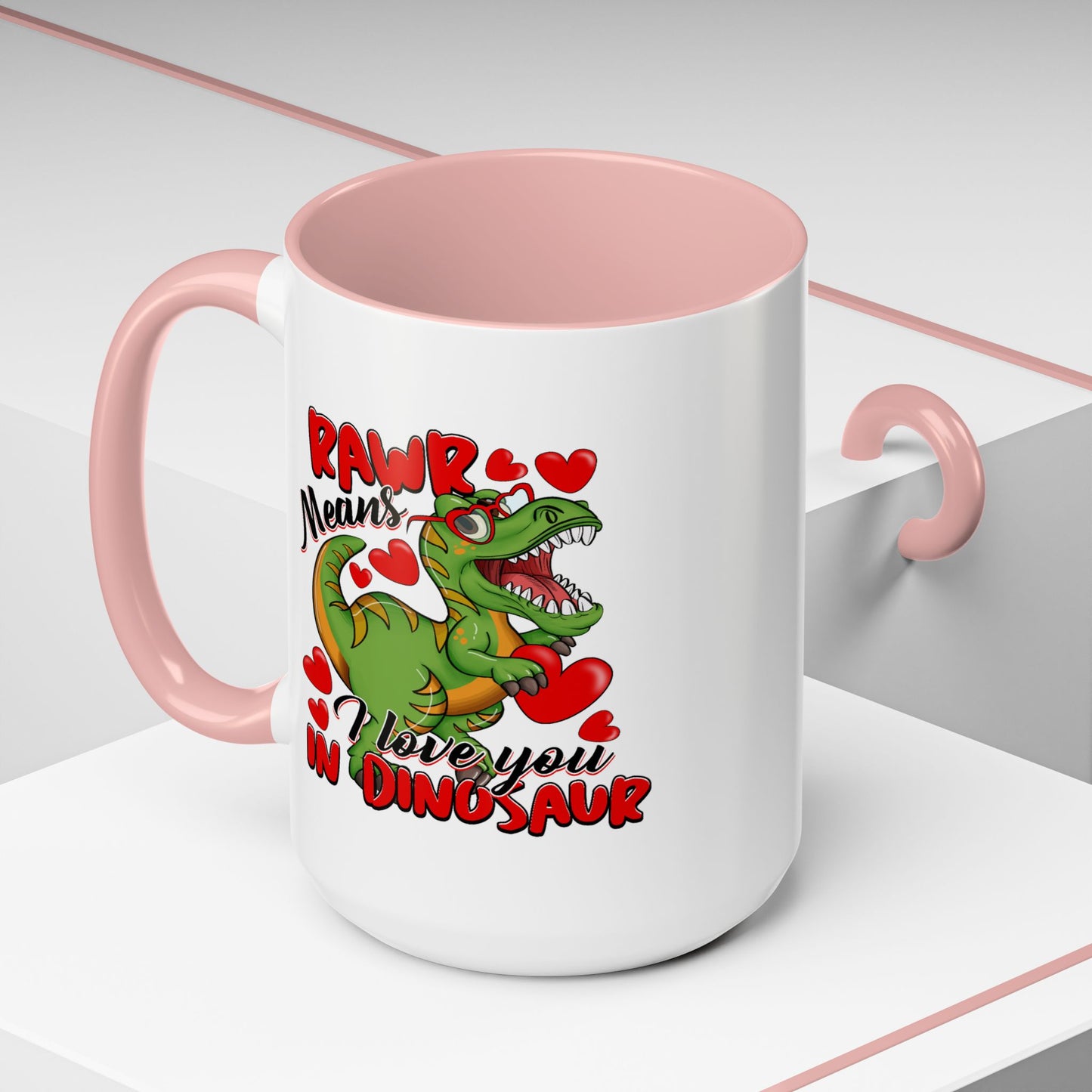 Anniversary Mug - Rawr Means I Love You