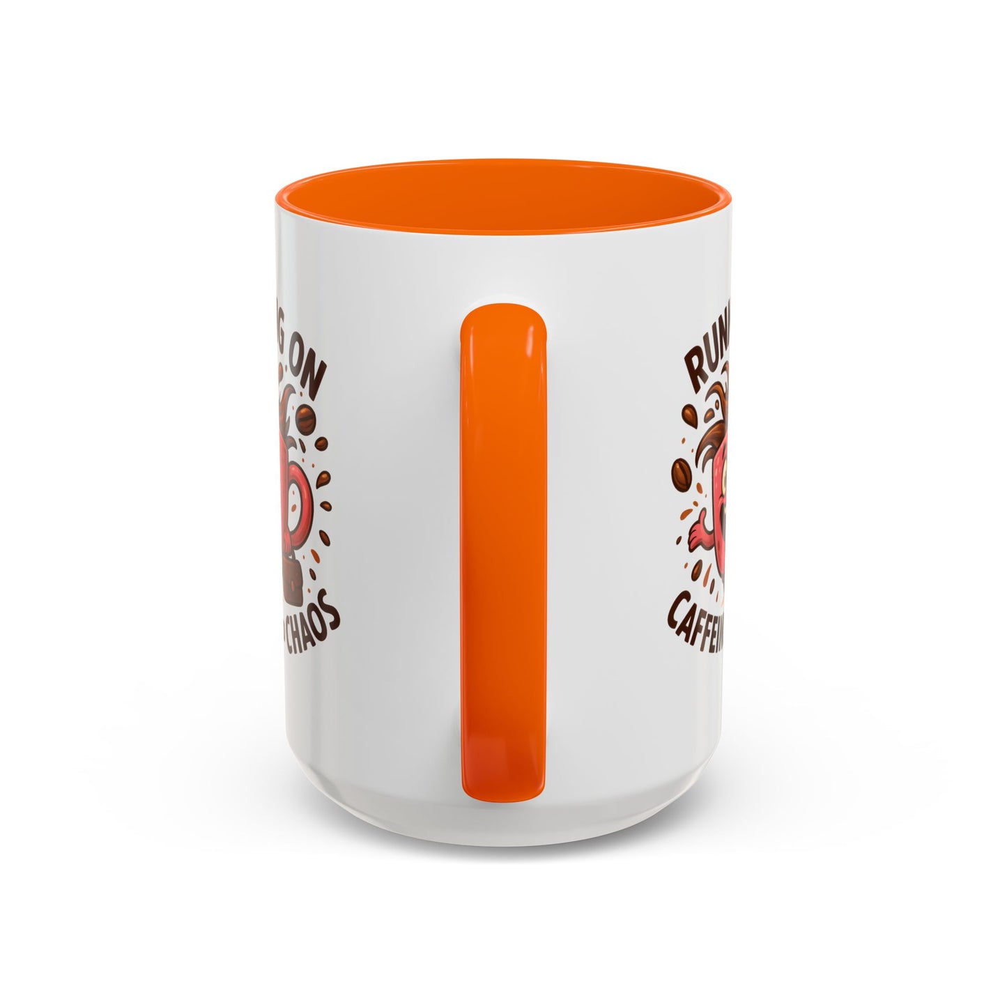 Humor Mug - Running On Caffeine and Chaos