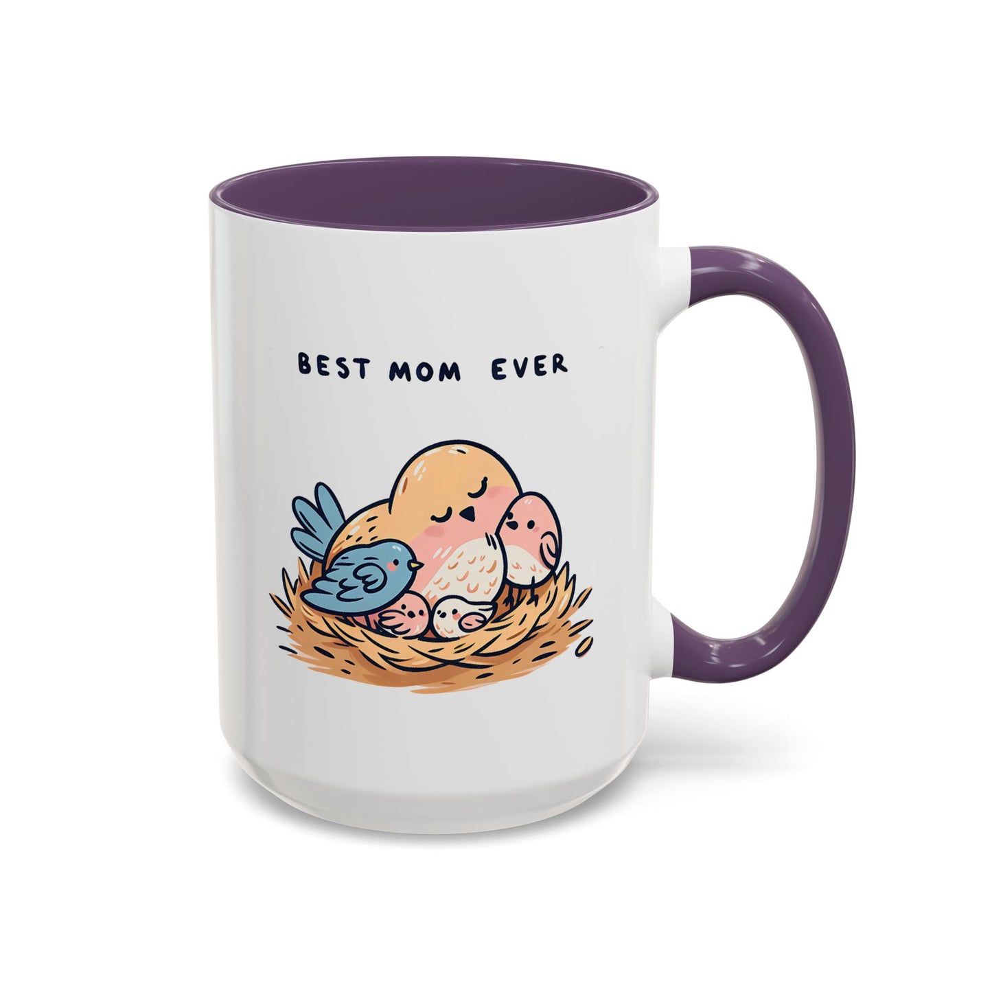 Mother's Day Mug - Best Mom Ever Birds