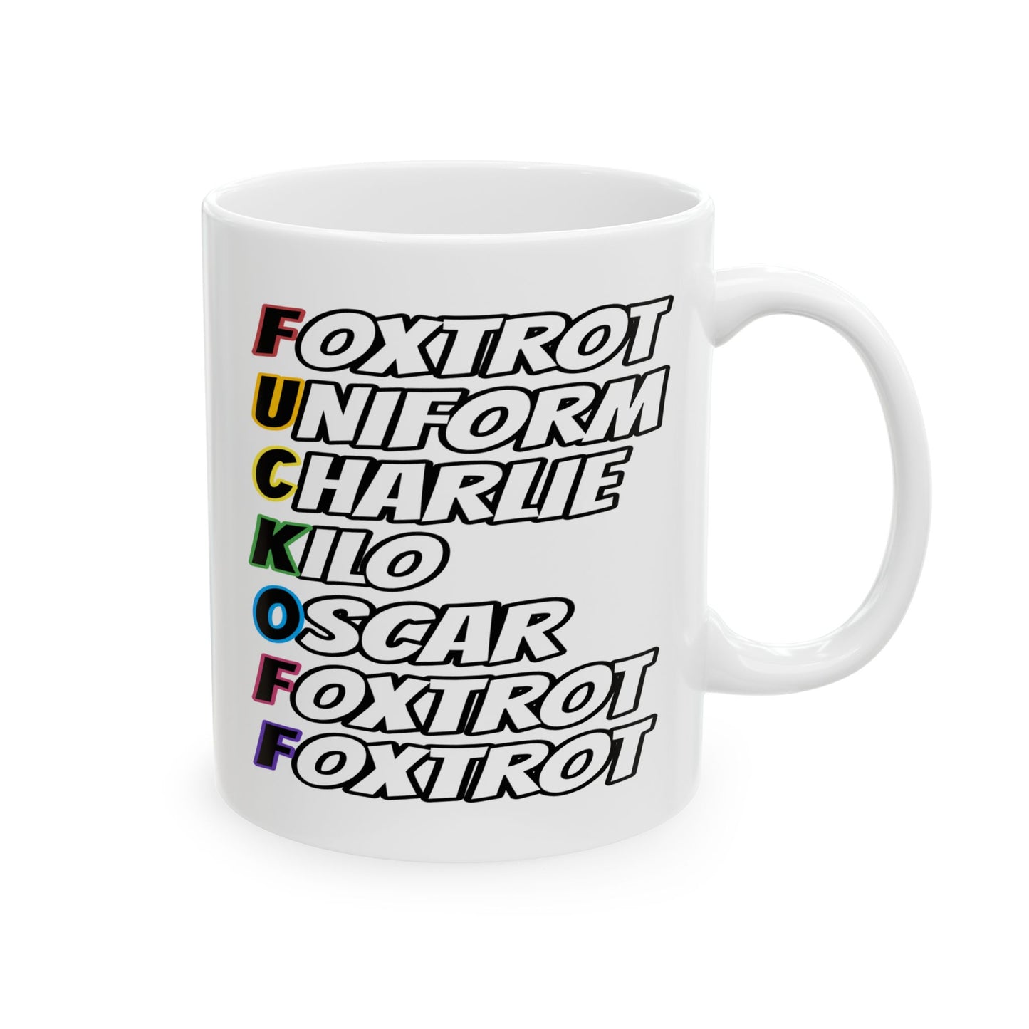 Adult Mug - Phonetic Fuck Off