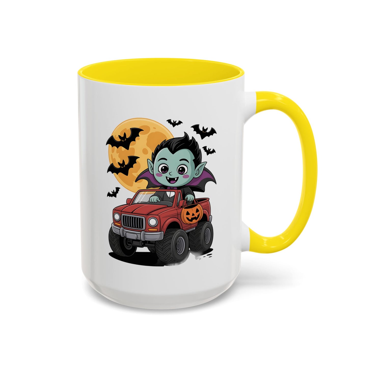 Halloween Mug - Driving Vampire