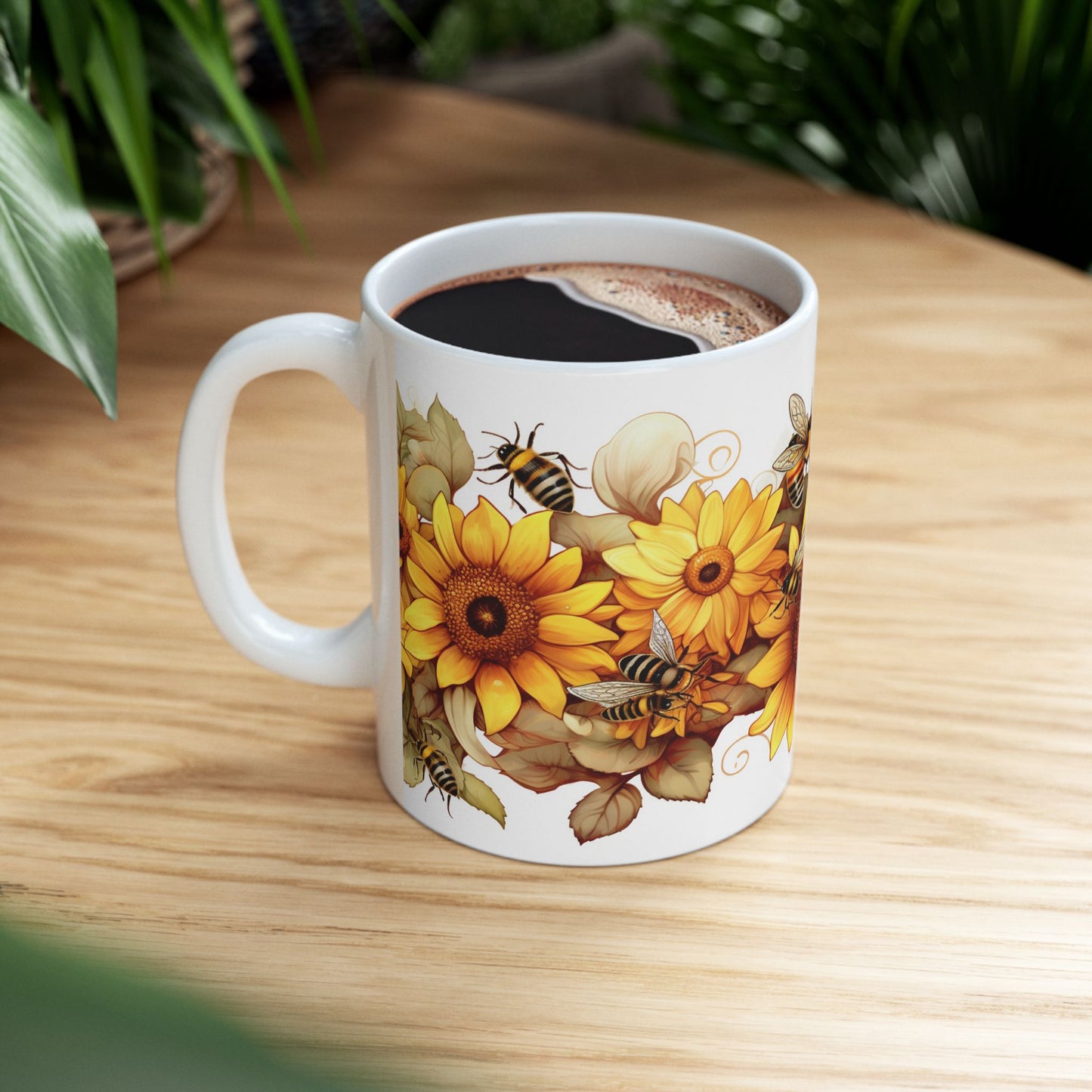 Artistic Mug - Flower Bees