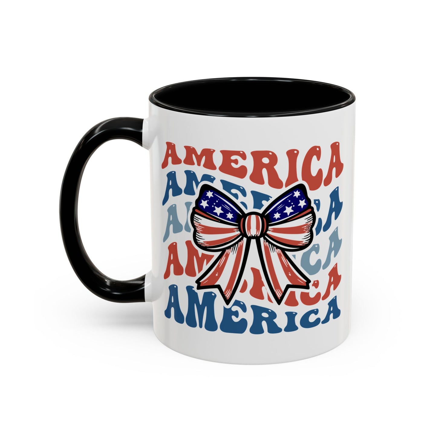 4th of July Mug - America Bow