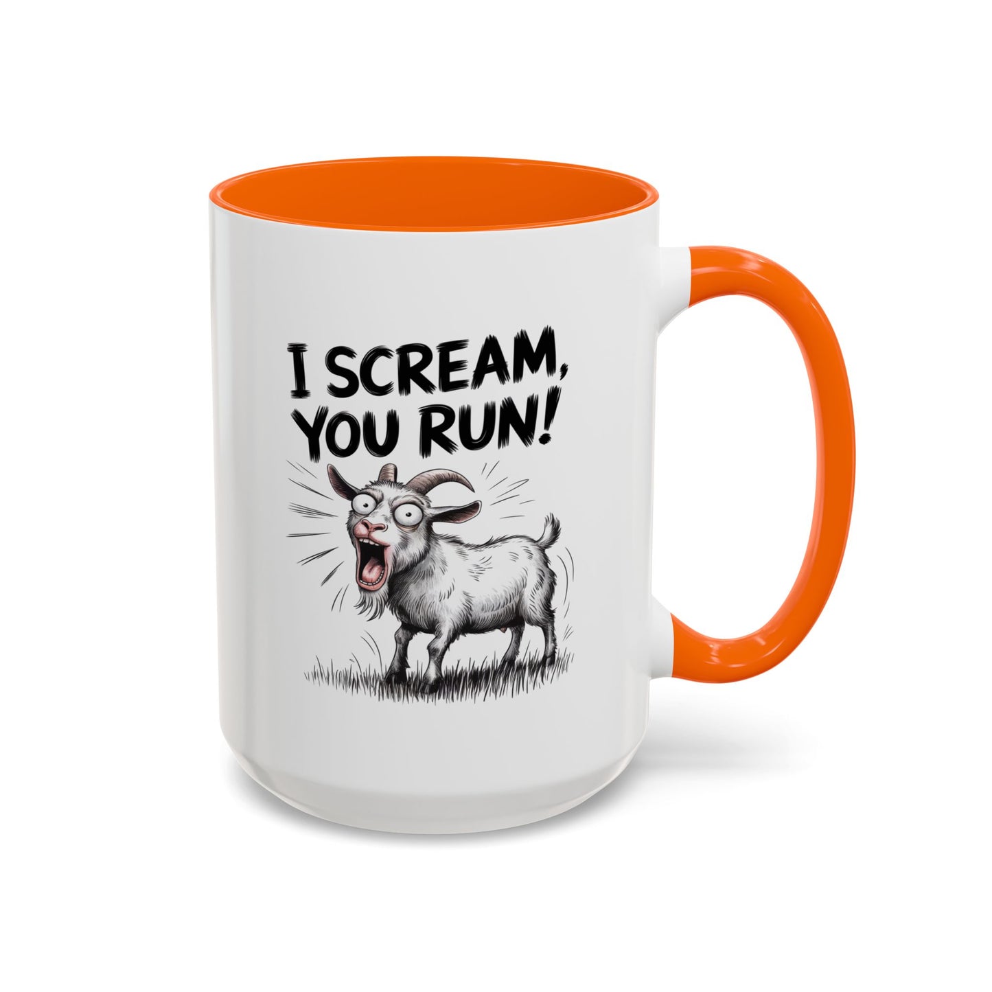 Humor Mug - I Scream, You Run