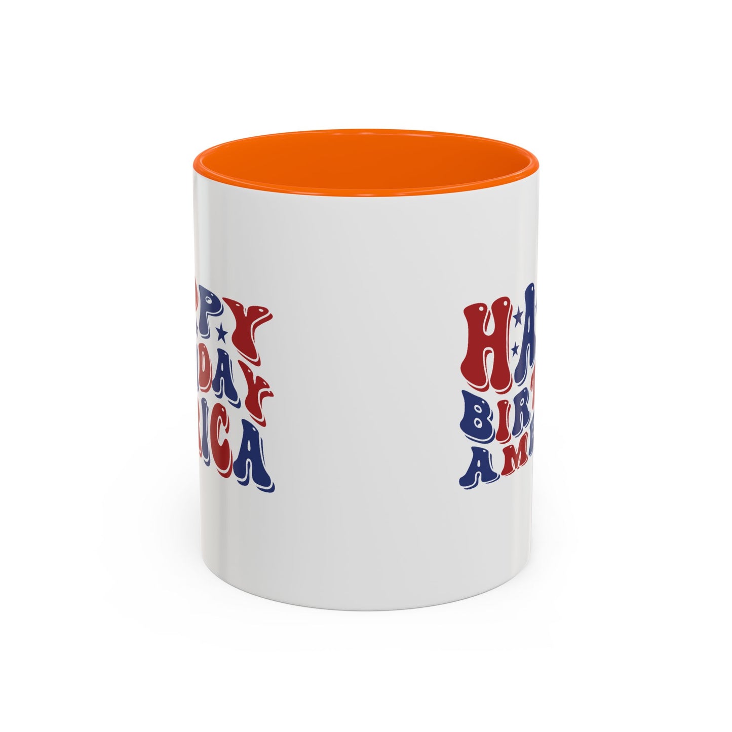 4th of July Mug - Happy Birthday America Retro