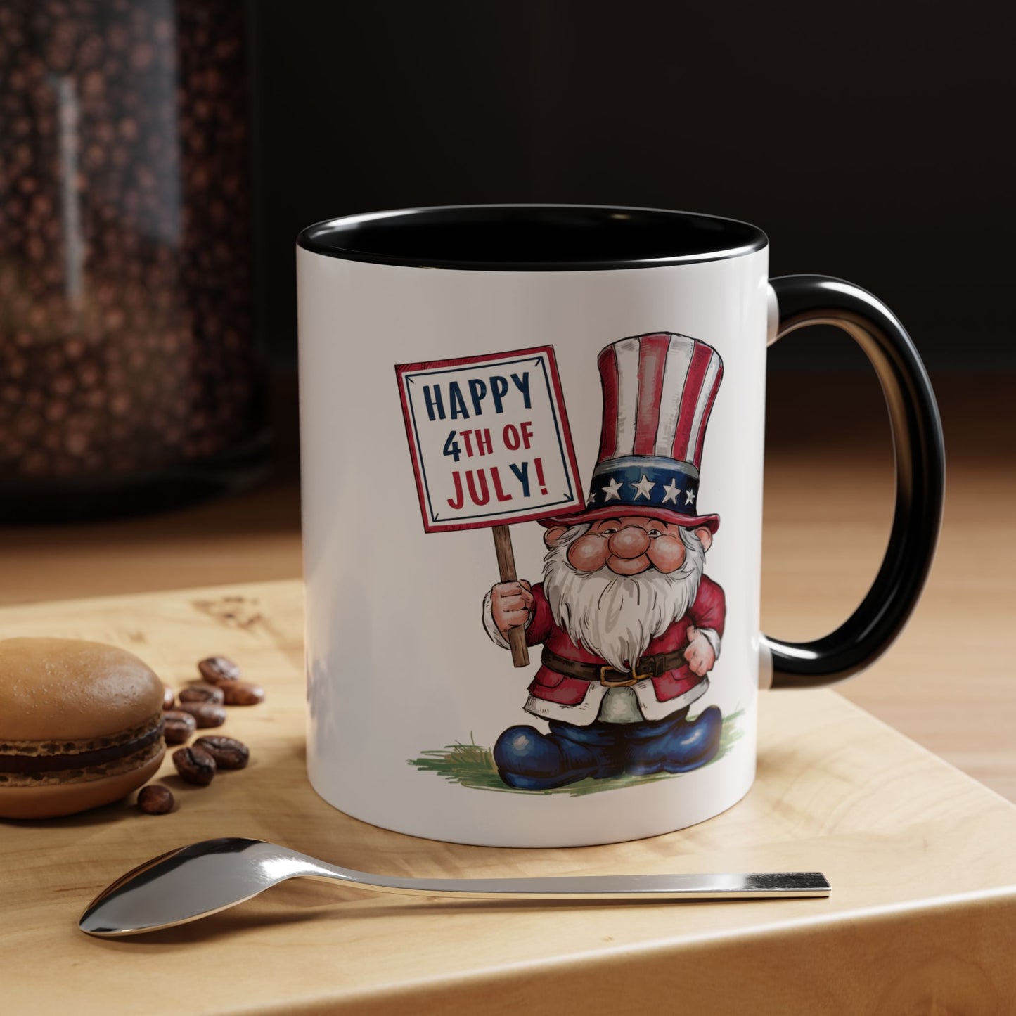 4th of July Mug - American Gnome 8