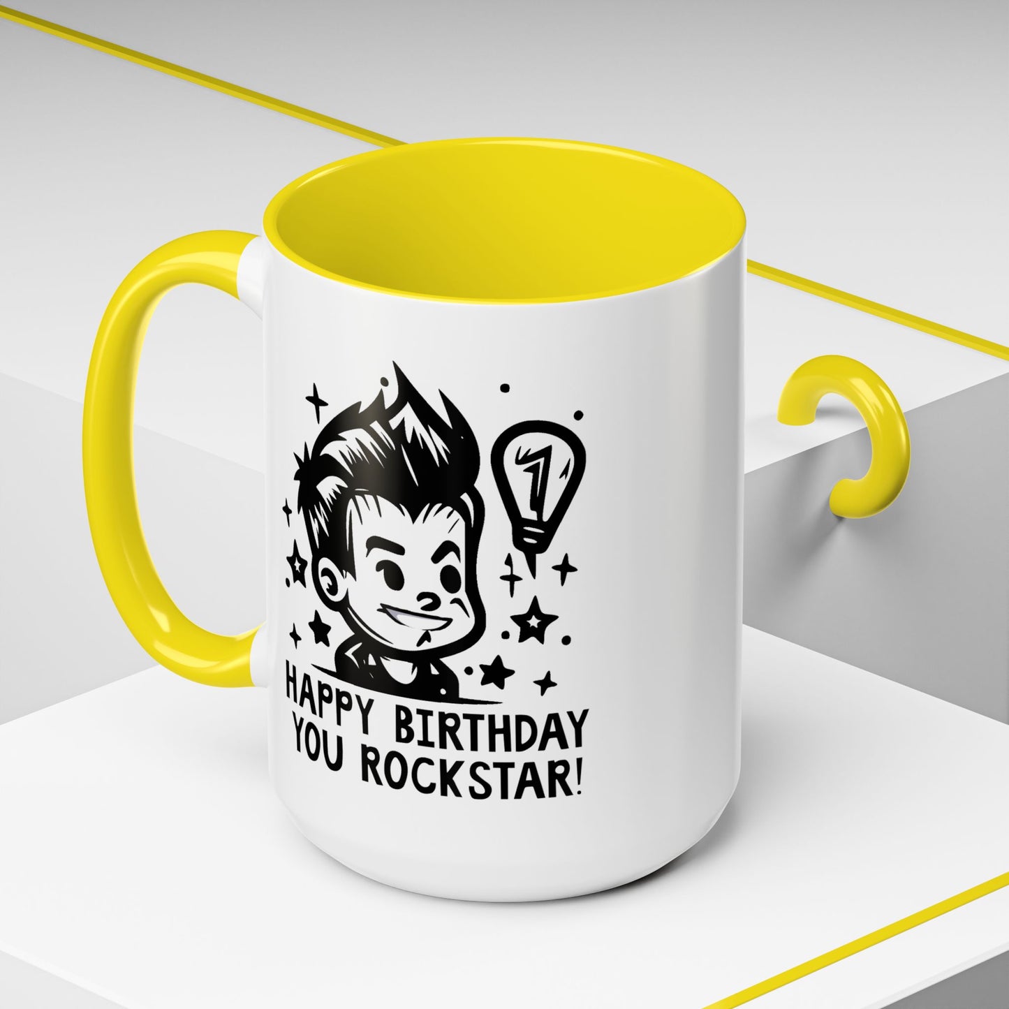 Birthday Mug - You Rockstar!