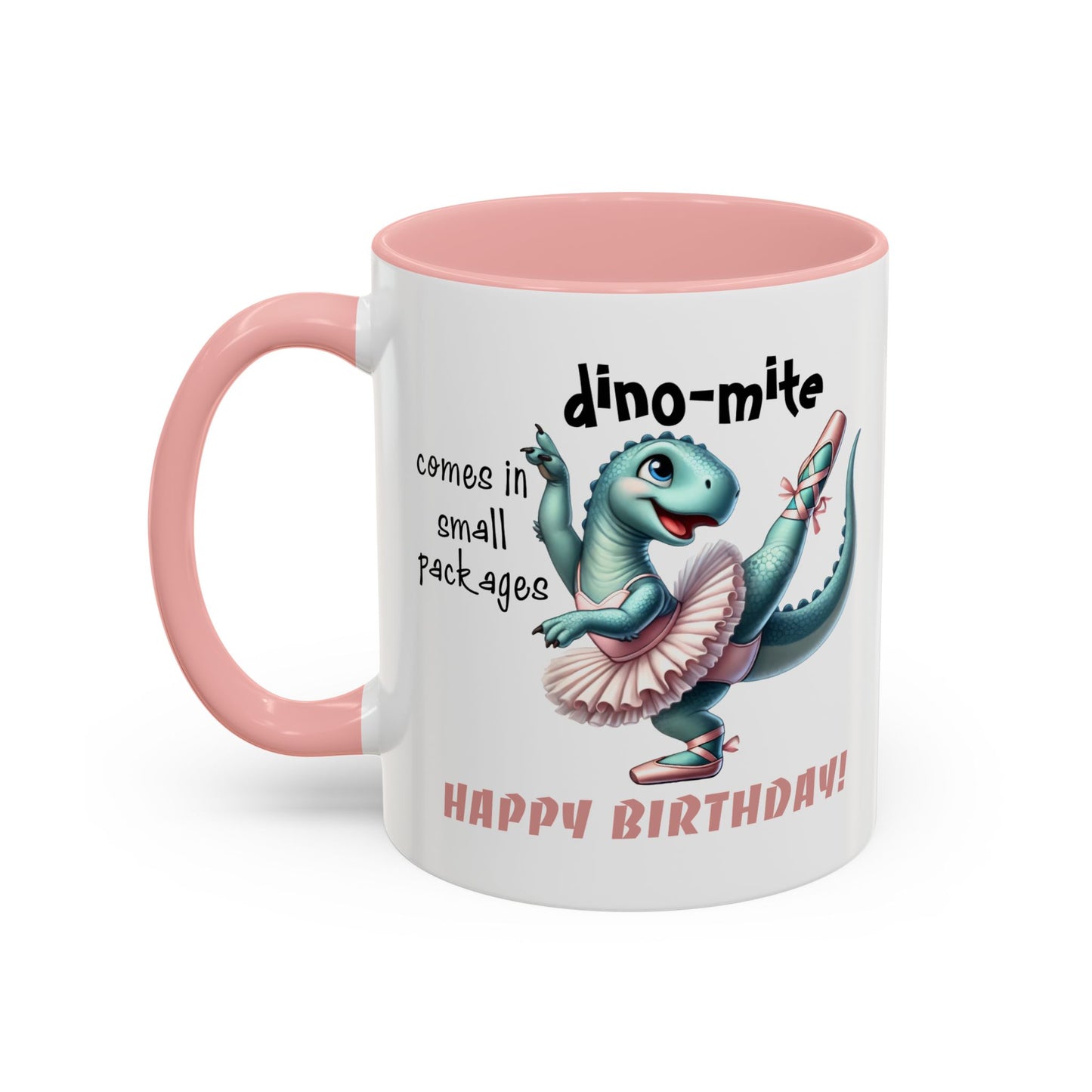 Birthday Mug - Dino-mite (Girl)