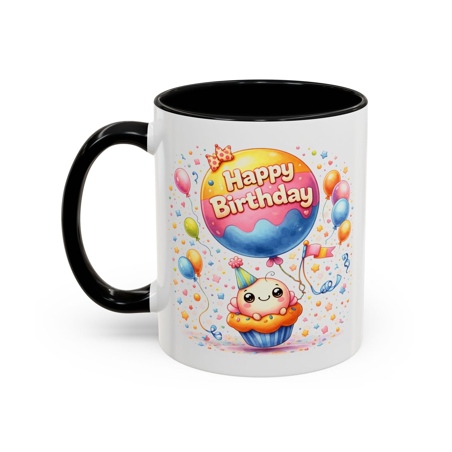 Birthday Mug - Cupcake Balloon