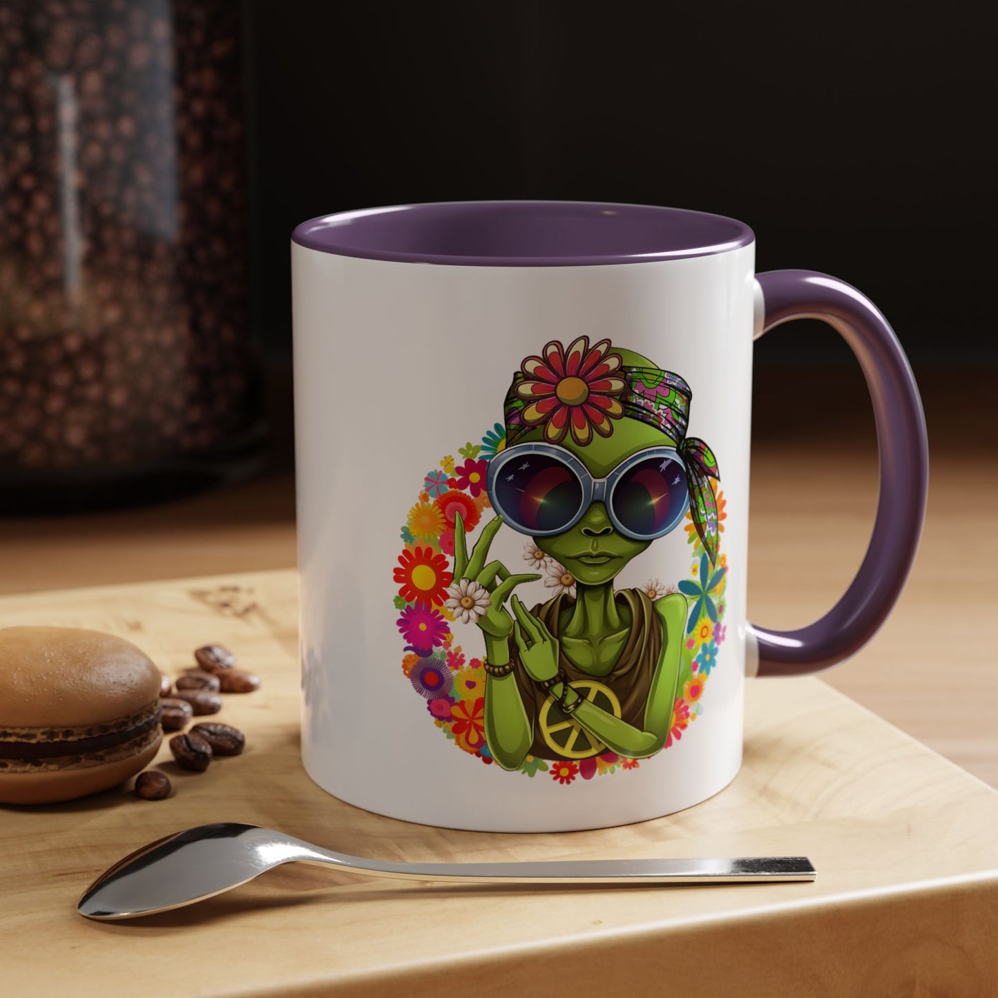 Alien Mug - Peace Hippy Alien