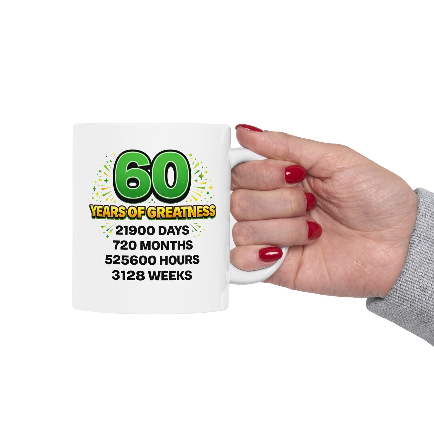 Birthday Mug - 60 Years of Greatness