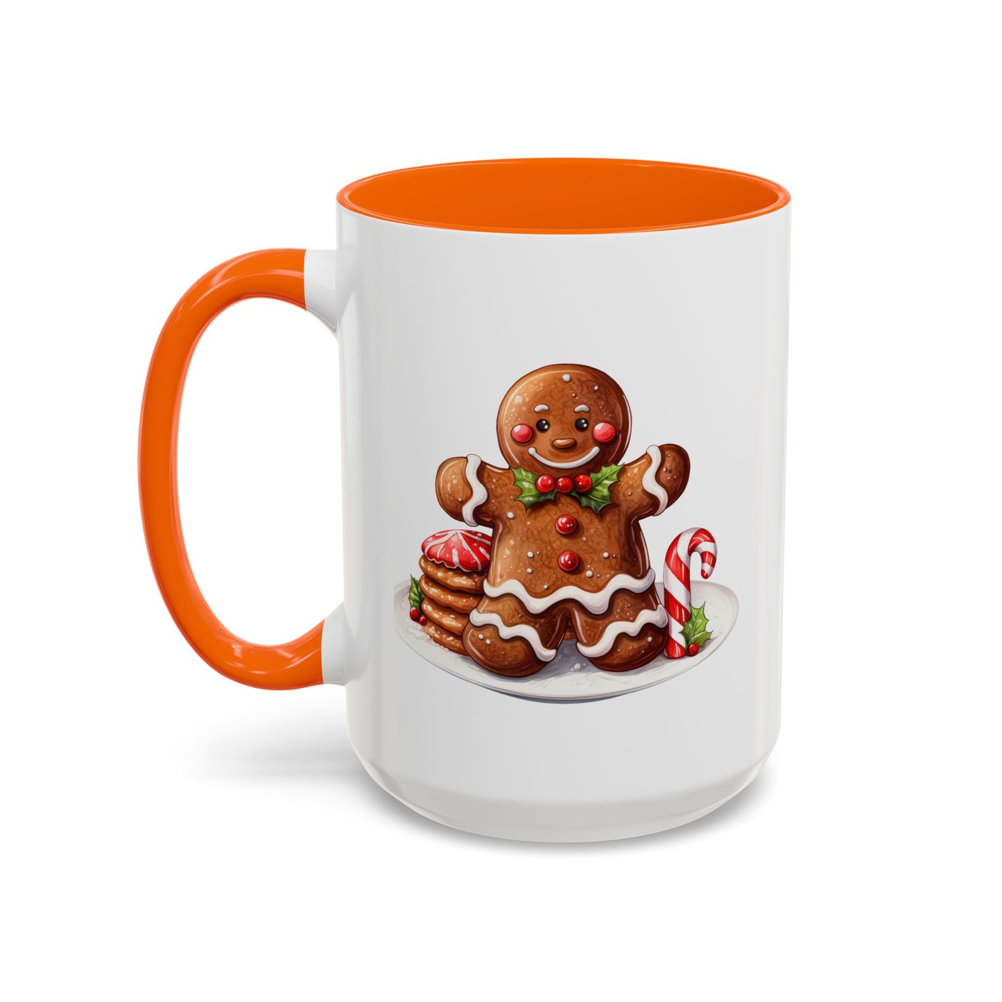 Christmas Mug - Gingerbread Man Cookies and Candy