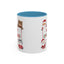 Christmas Mug - Merry Christmas Red & Green Text Santa Cute Animals