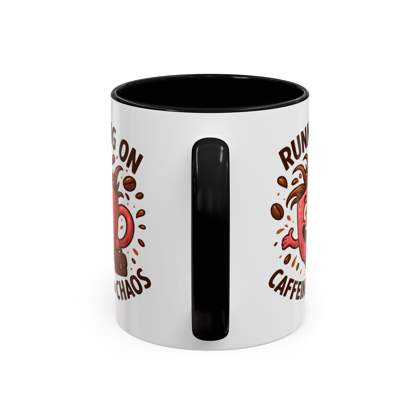 Humor Mug - Running On Caffeine and Chaos