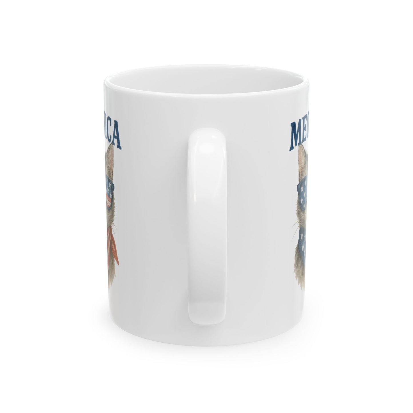 4th of July Mug - Meowica Cat
