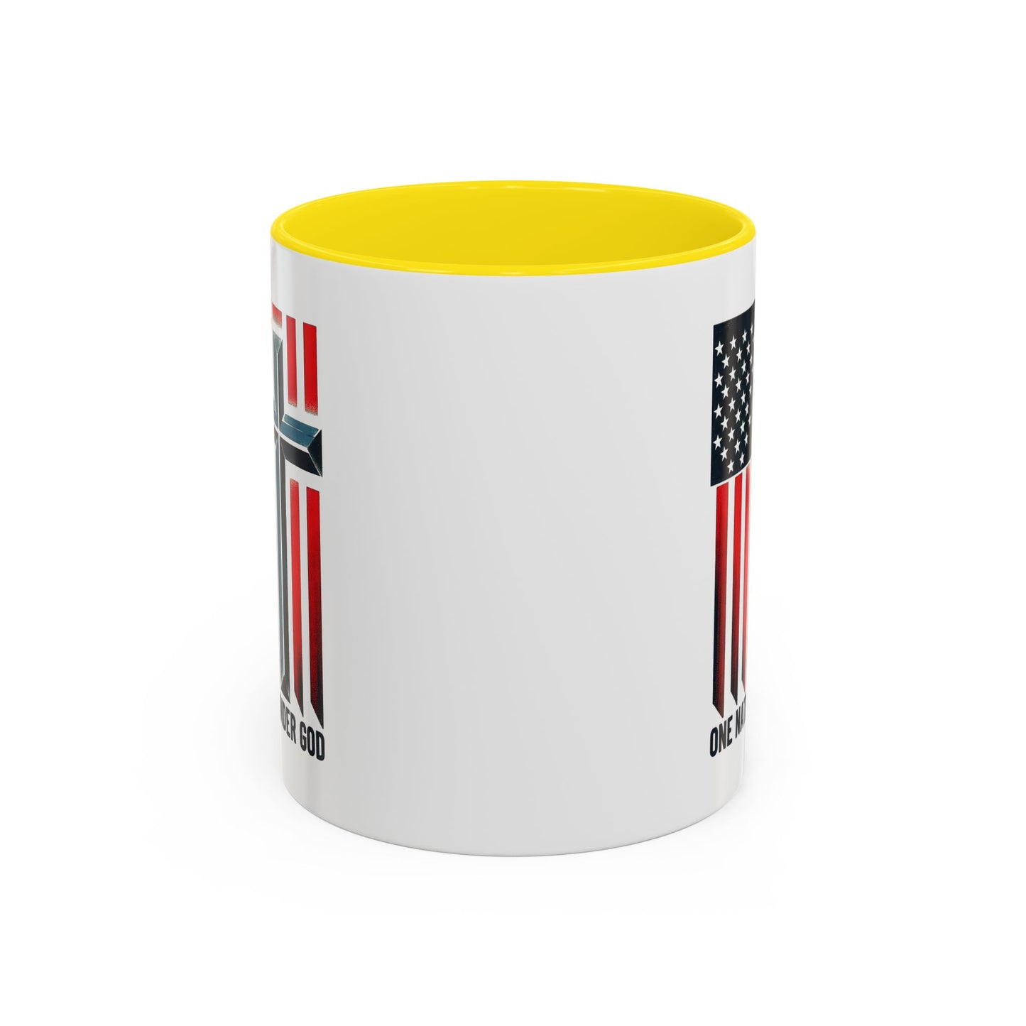 Religious Mug - One Nation Flag Cross