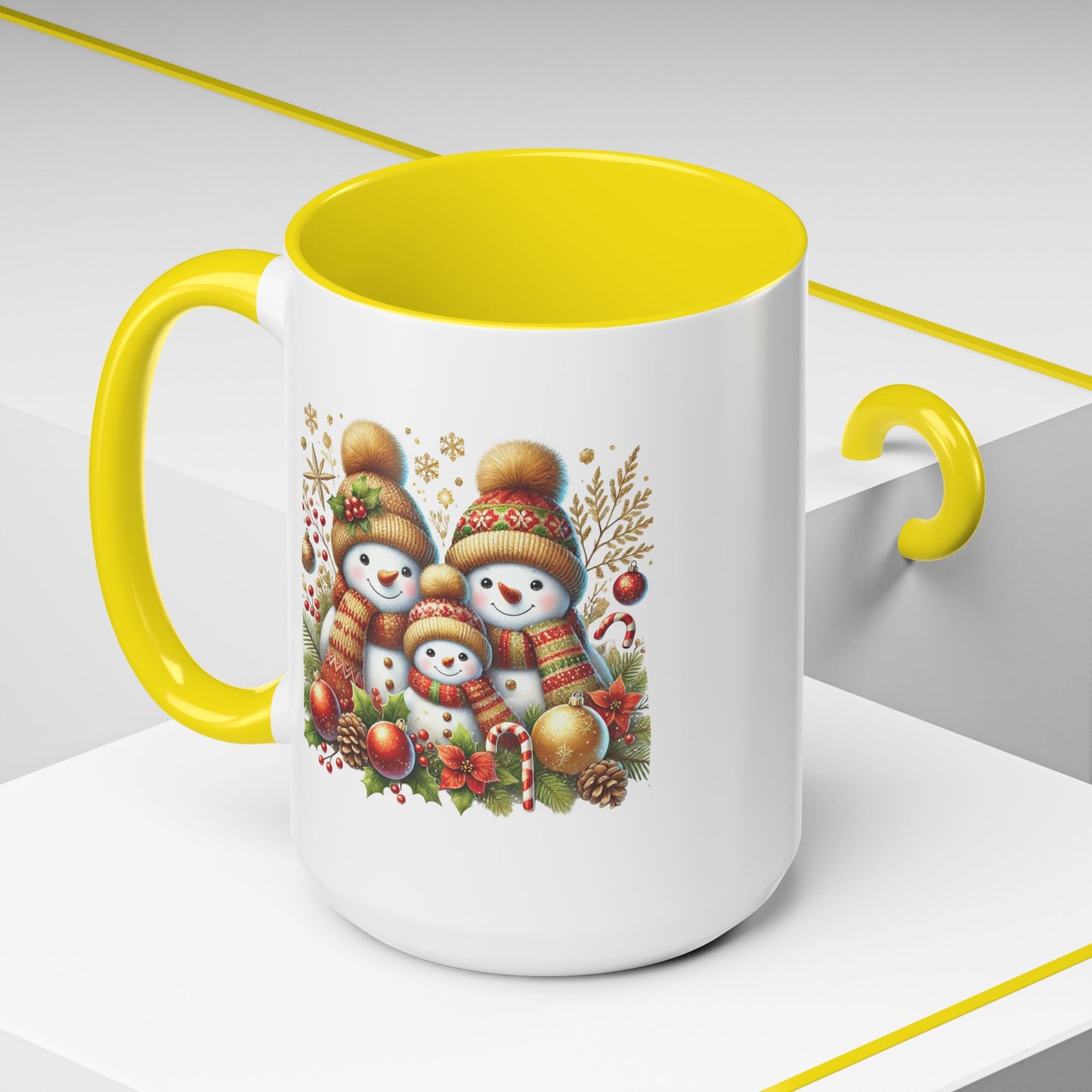 Christmas Mug - Gingerbread Snowman Family 3