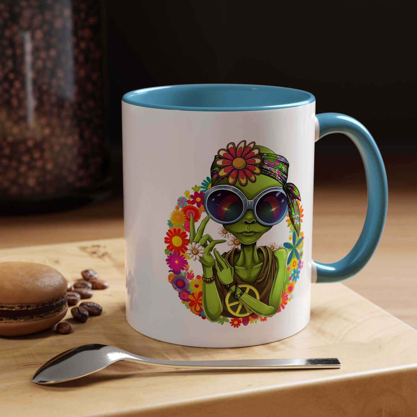Alien Mug - Peace Hippy Alien