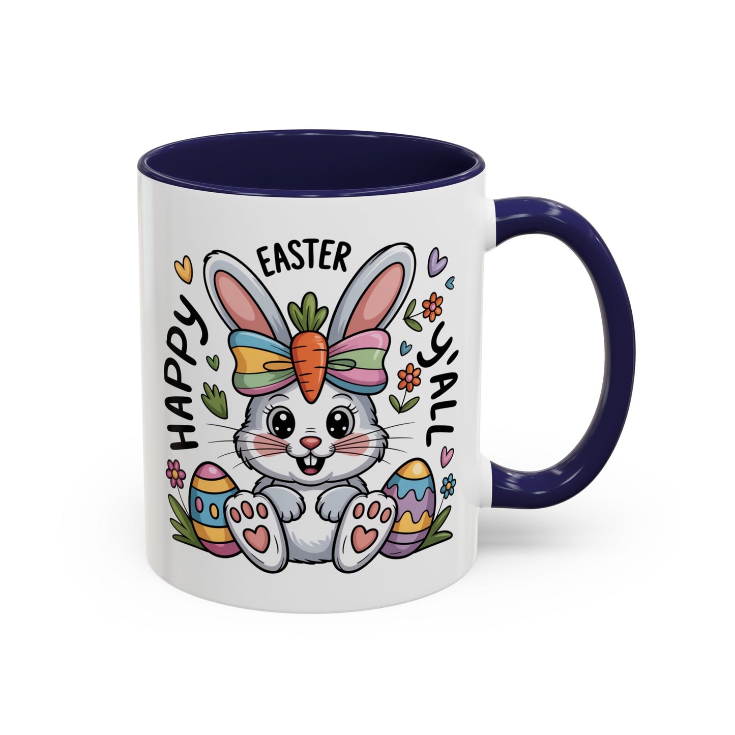Easter Mug - Happy Easter Y'all Bunny