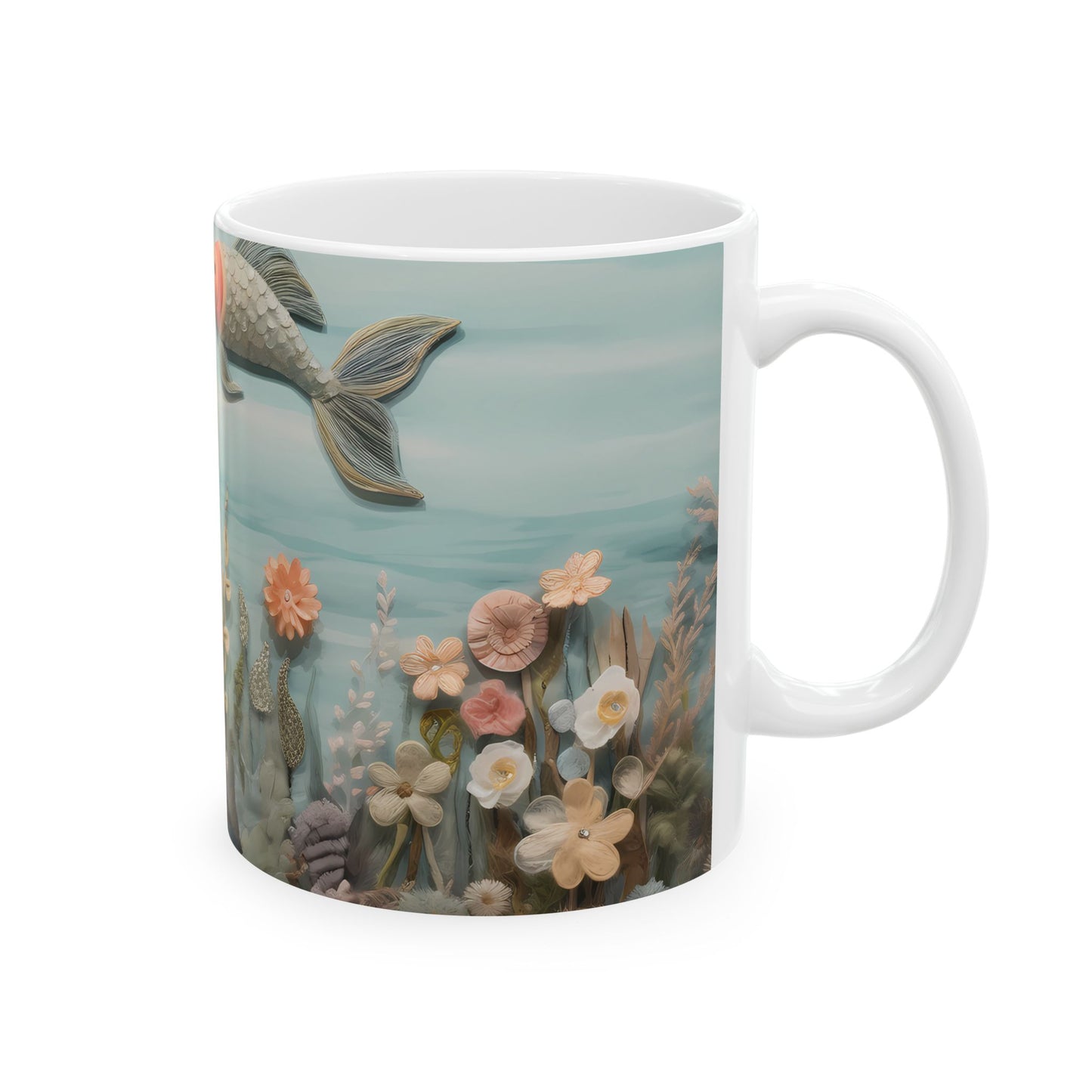 Artistic Mug - Felted Undersea