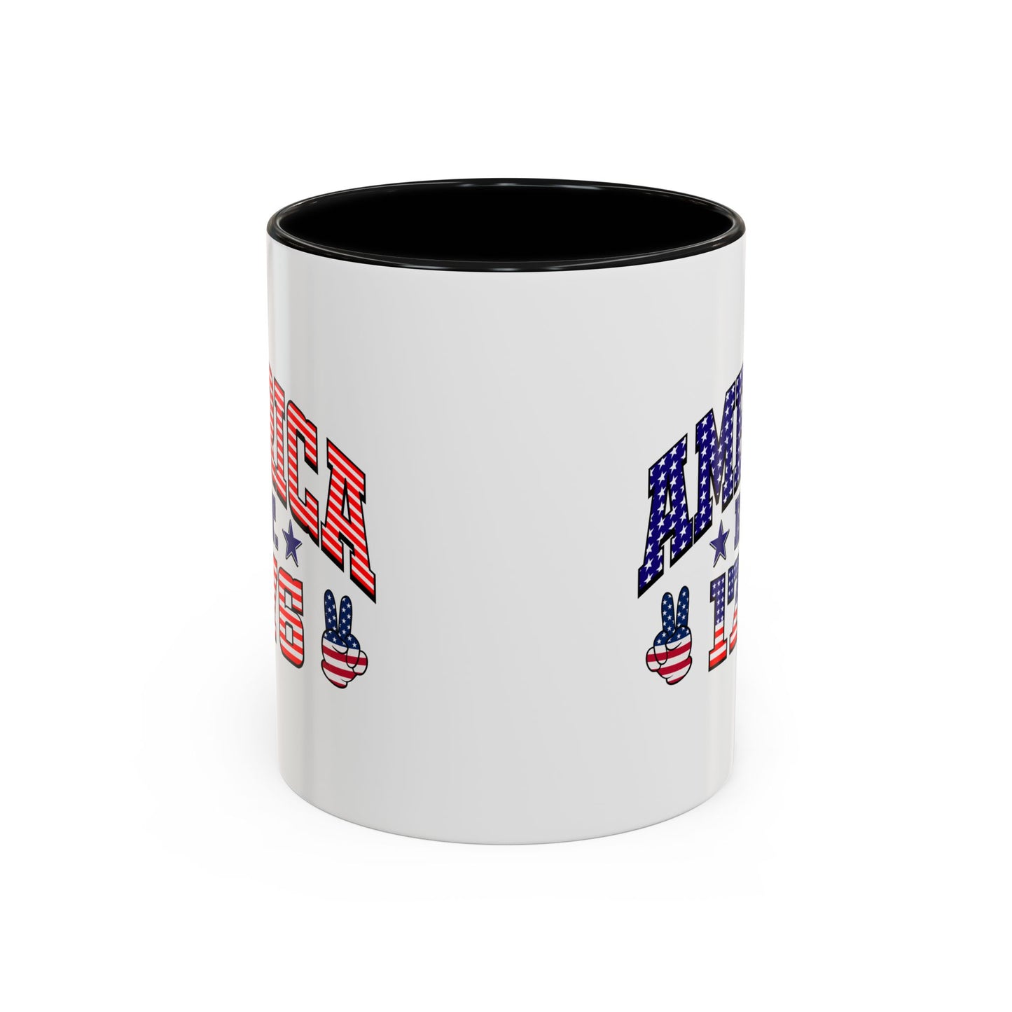 4th of July Mug - American Est 1776 Patriotic Flag