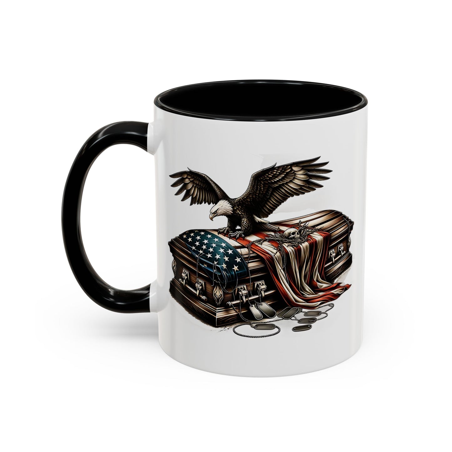 4th of July Mug - American Bald Eagle Fallen Soldier