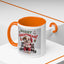 Christmas Mug - Merry Christmas Red Text Puppy Red Top