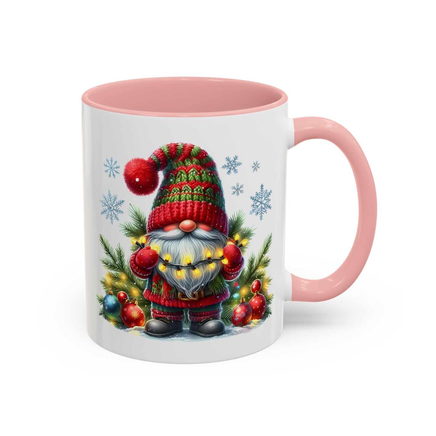 Christmas Mug - Gnome with Christmas Lights