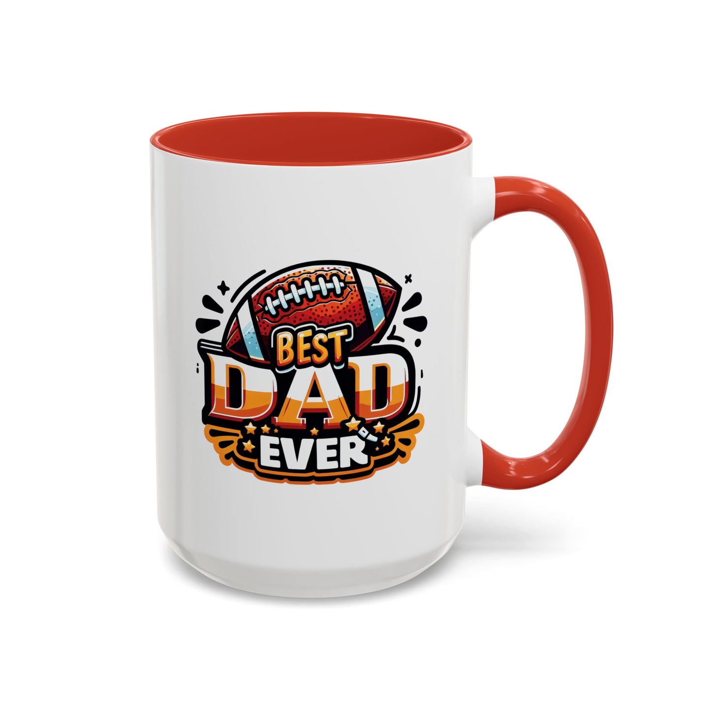 Father's Day Mug - Best Dad Ever Football