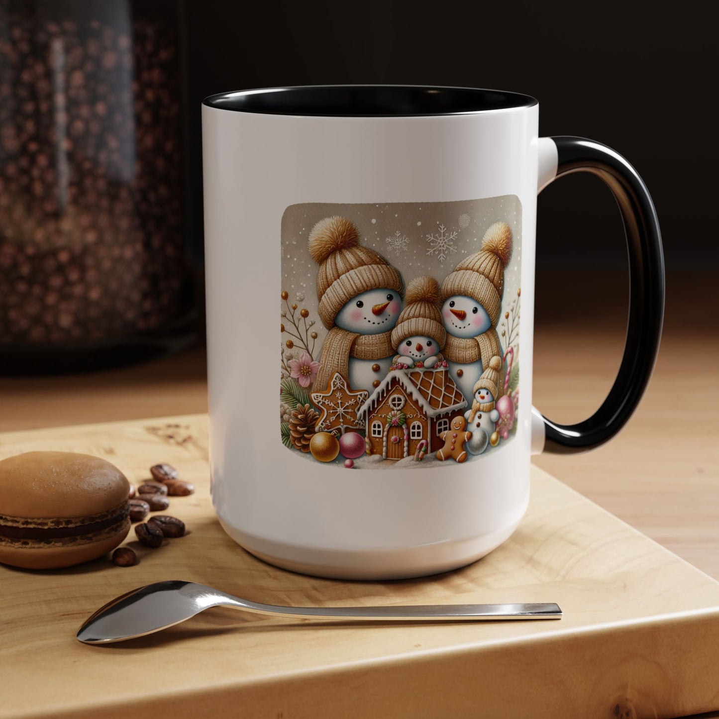 Christmas Mug - Gingerbread Snowman Family 2