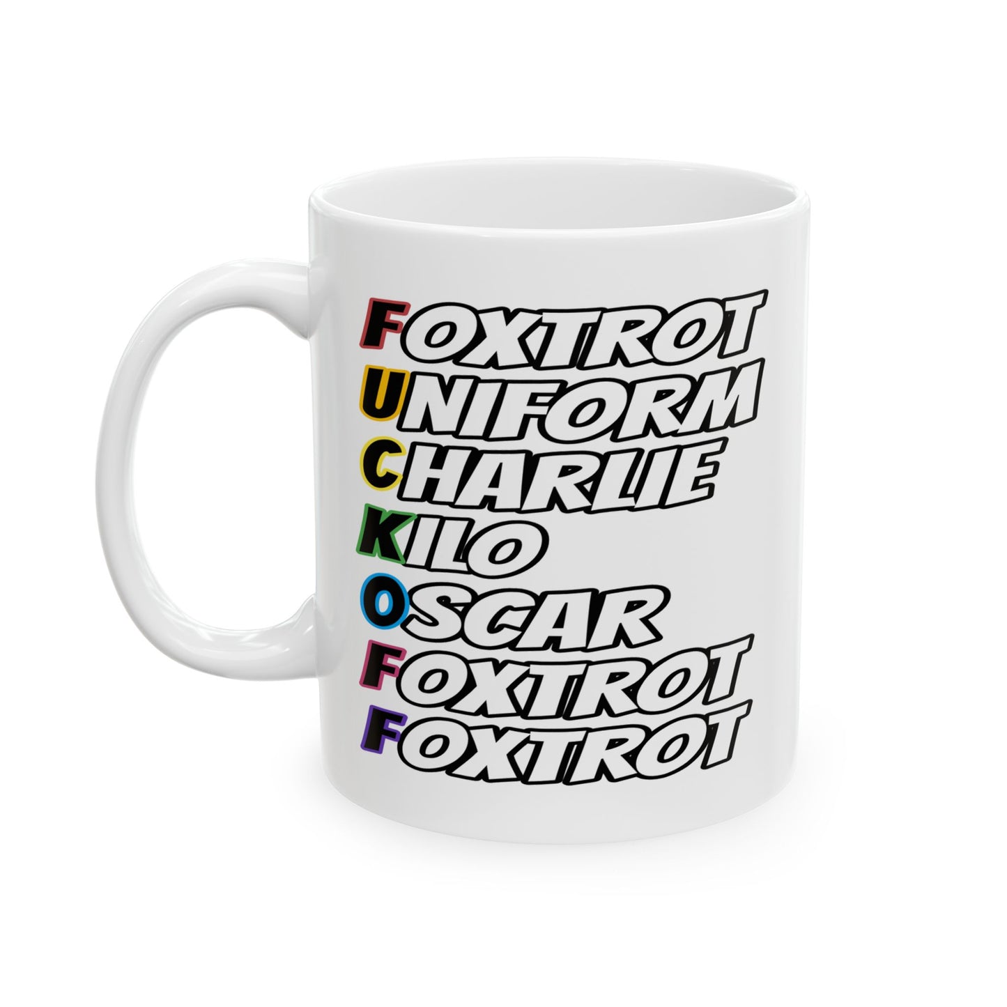 Adult Mug - Phonetic Fuck Off