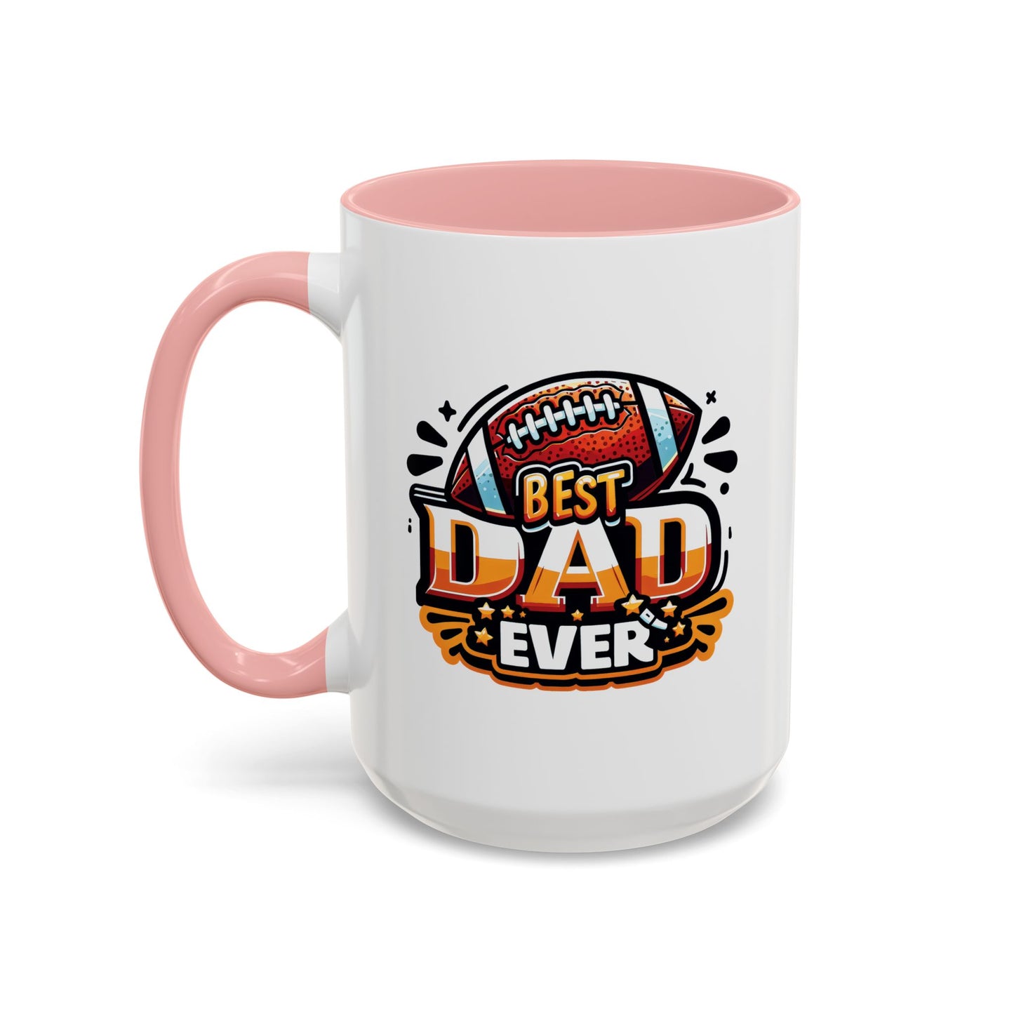 Father's Day Mug - Best Dad Ever Football