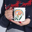 Motivation Mug - Progress Not Perfection Flowers