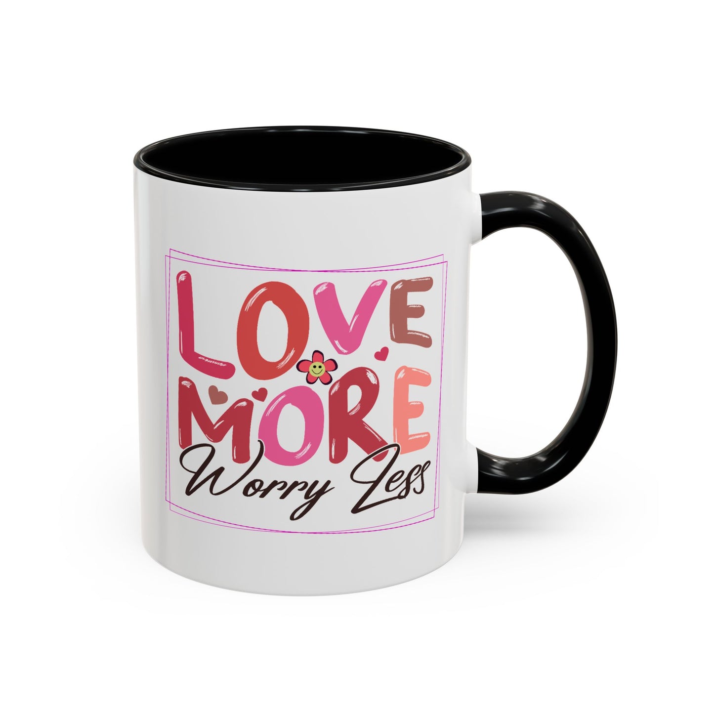 Wellness Mug - Love More Worry Less Frame